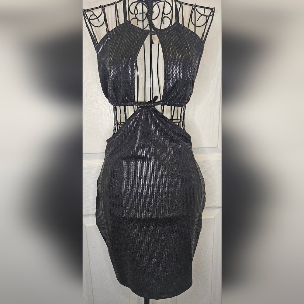 NWT Divided Halter Style Cocktail Dress